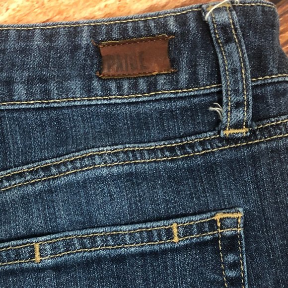 PAIGE JIMMY JIMMY SHORT CUFFED CANDACE WASH DENIM CUTOFF SHORTS 25 - Picture 7 of 9